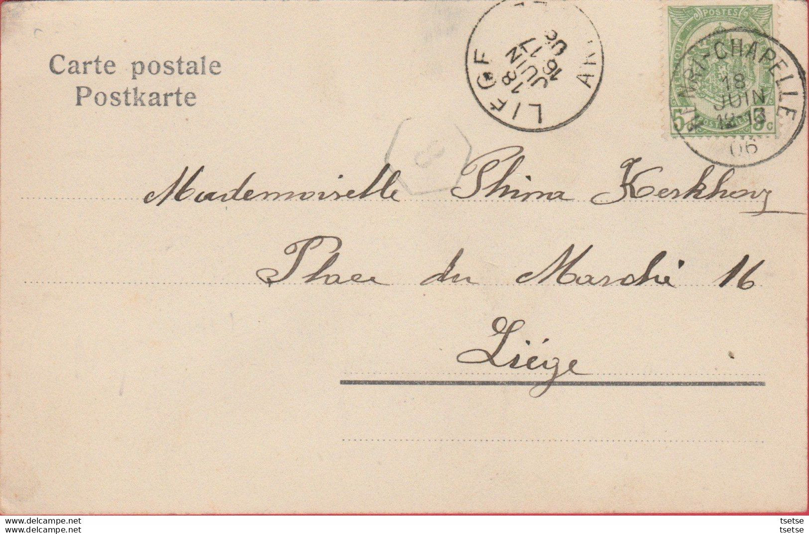 Henri-Chapelle - Nishaue - 1908 ( Voir Verso ) - Welkenraedt