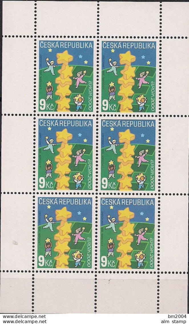 2000  Tschechische  Republk  Ceska  Mi. 259 **MNH  EUROPA Kind Mit Stern - Unused Stamps
