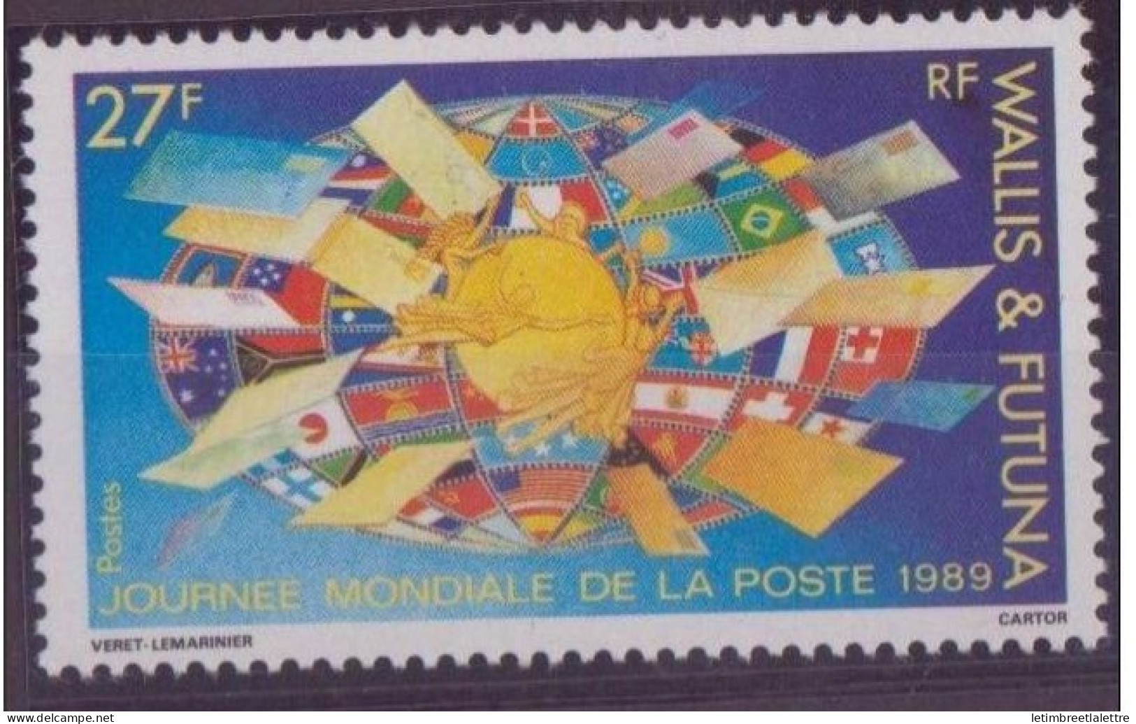 Wallis Et Futuna - YT N° 391 ** - Neuf Sans Charnière - 1989 - Unused Stamps
