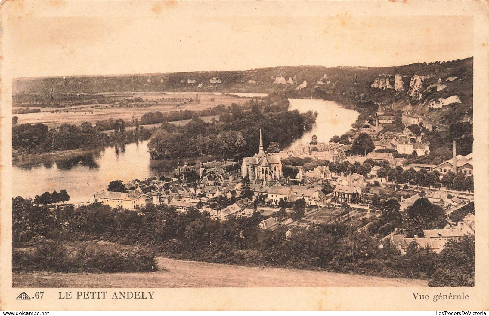 FRANCE - Le Petit Andely - Vue Générale - Carte Postale Ancienne - Les Andelys