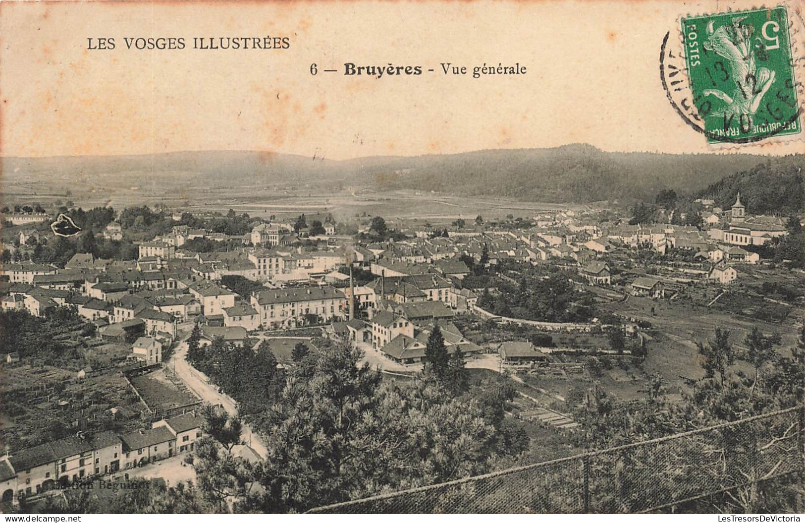 FRANCE - Bruyères - Vue Générale - Carte Postale Ancienne - Bruyeres