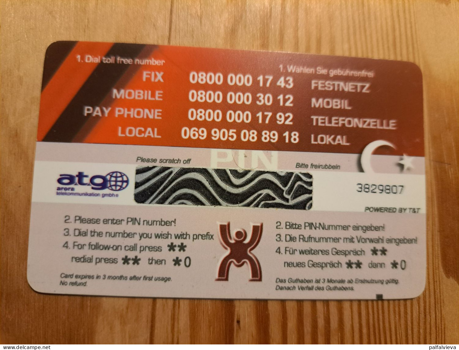 Prepaid Phonecard Germany, ATG, Türkei Express - [2] Mobile Phones, Refills And Prepaid Cards