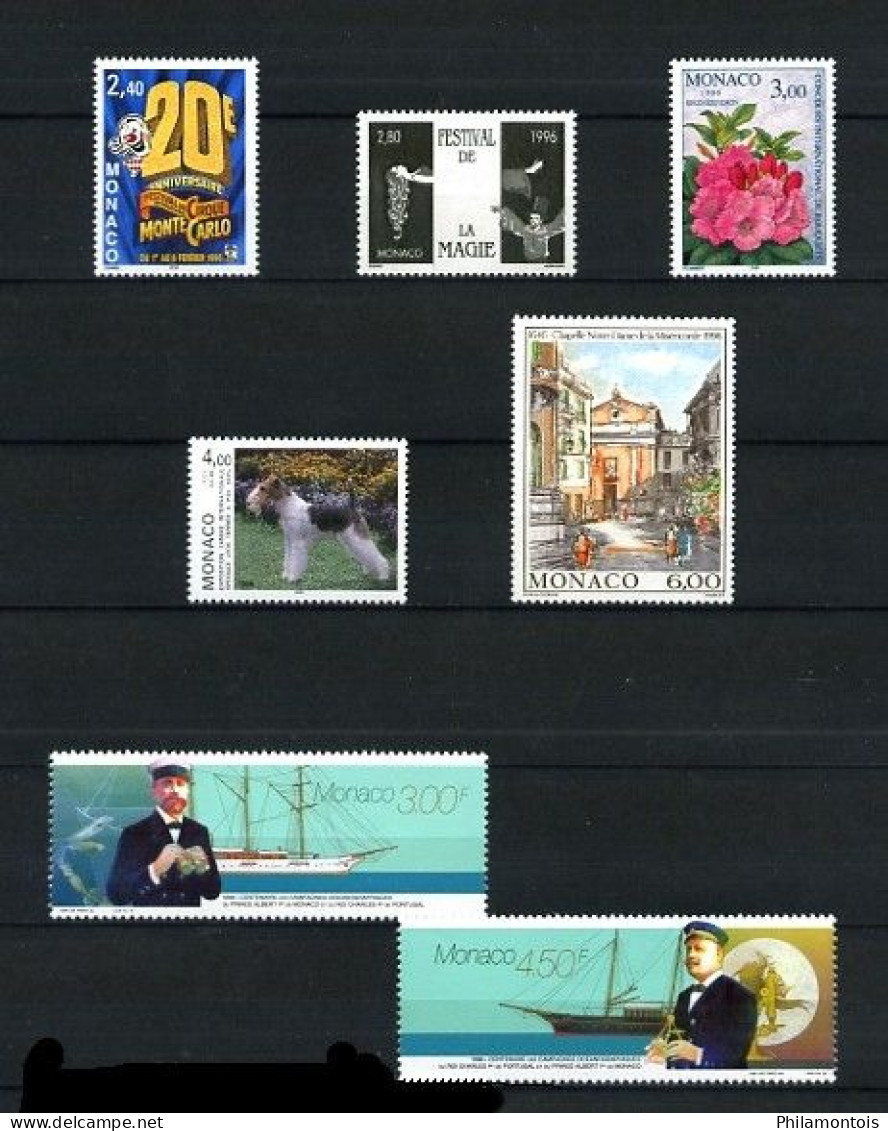 MONACO - Collection Complète 1996/2000 - N° 2026 / 2294 - Neufs N** - Très Beaux - Collezioni & Lotti