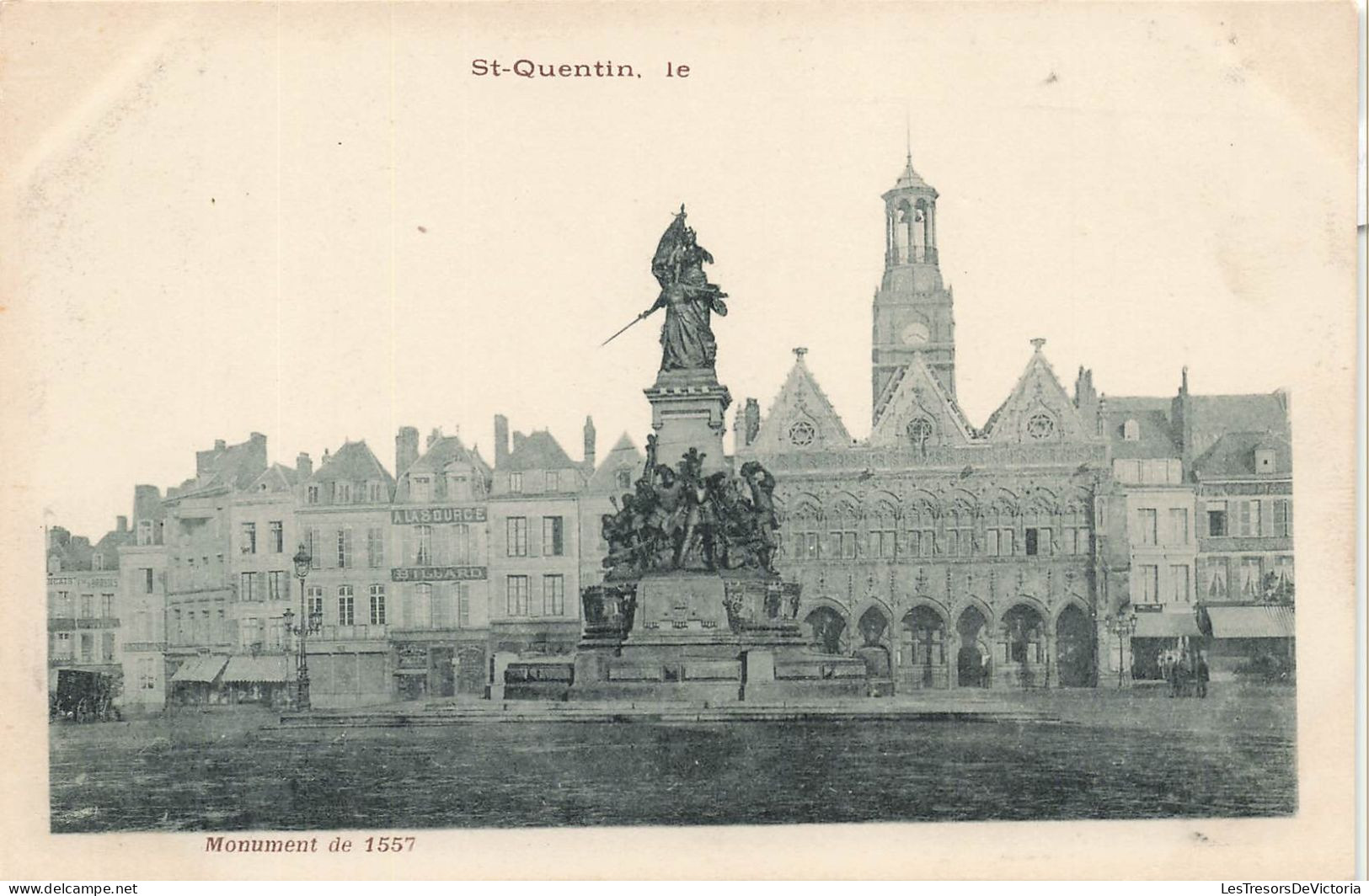 FRANCE - St Quentin - Vue Générale Monument De 1557 - Carte Postale Ancienne - Saint Quentin
