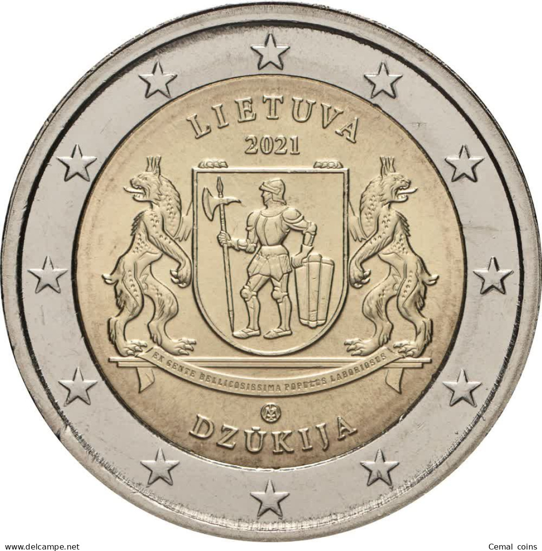 2 Euro 2021 Lithuania Coin - Dzūkija. - Lithuania