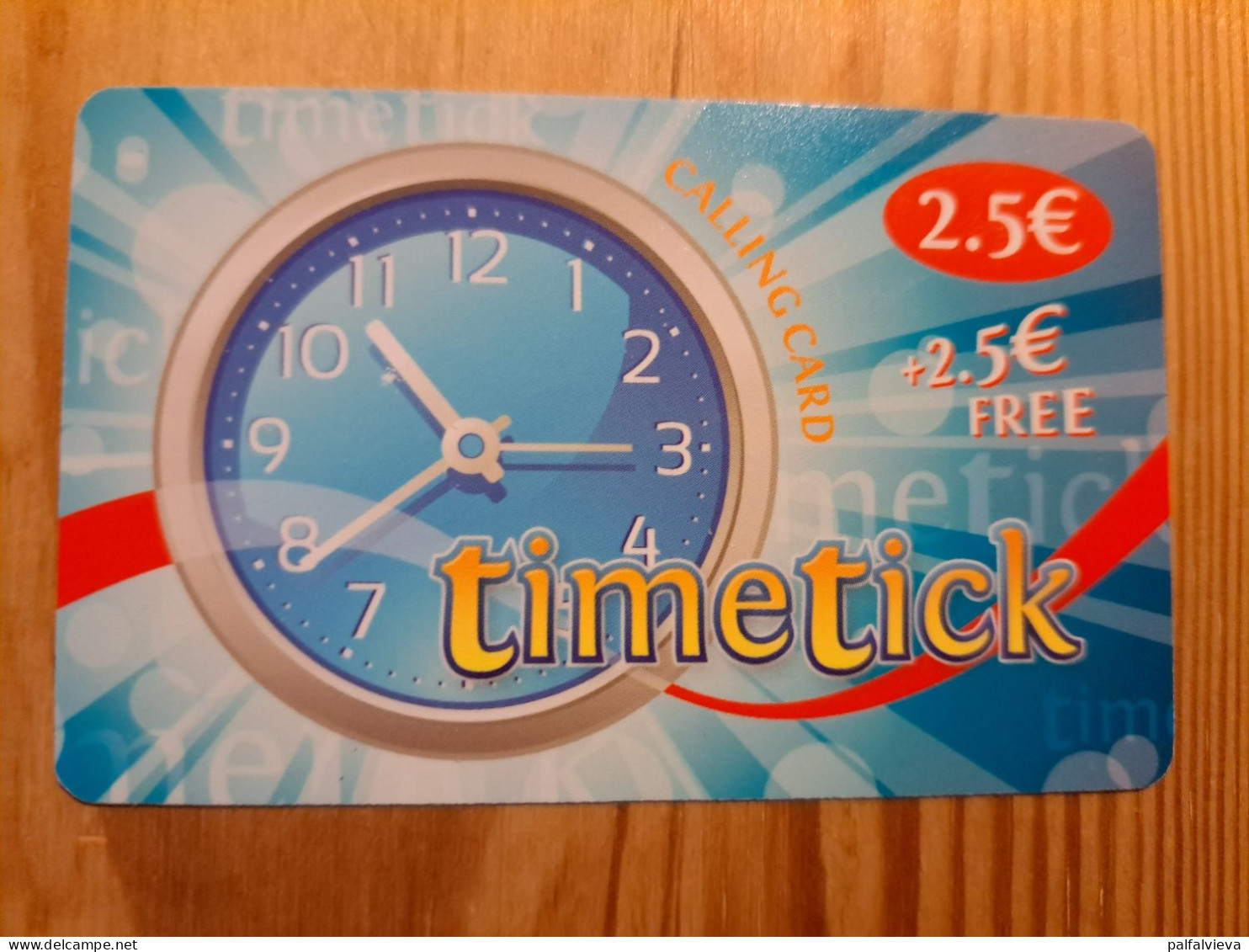 Prepaid Phonecard Germany, Timetick - Clock - [2] Prepaid