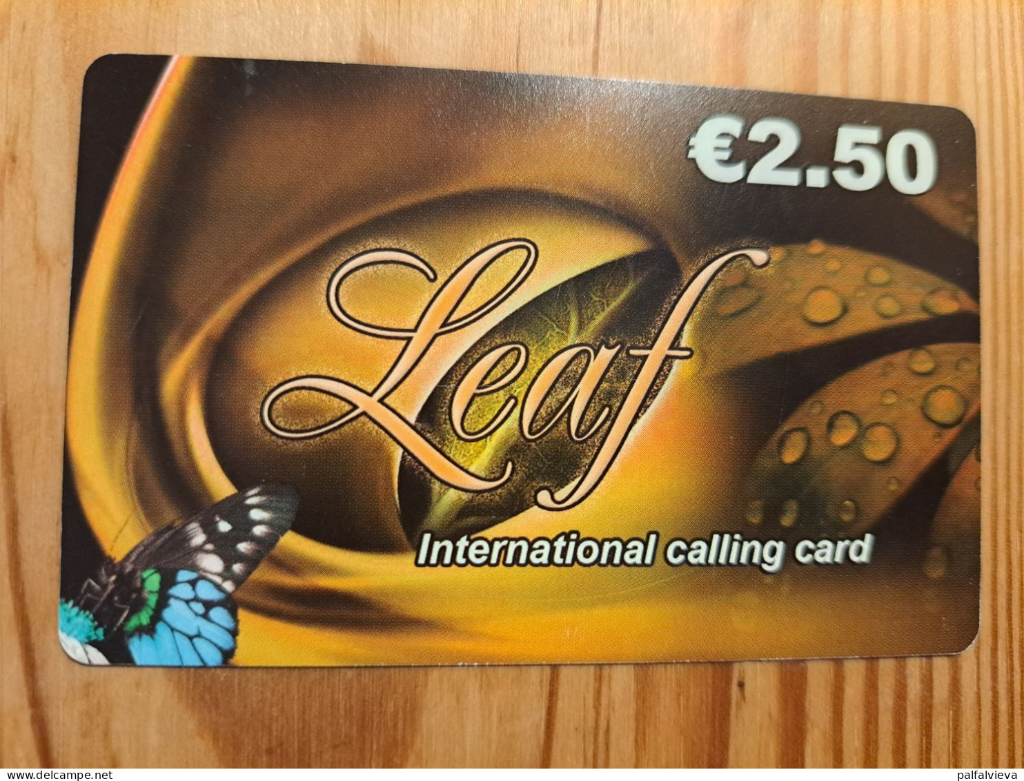 Prepaid Phonecard Germany, Leaf - Butterfly - [2] Mobile Phones, Refills And Prepaid Cards