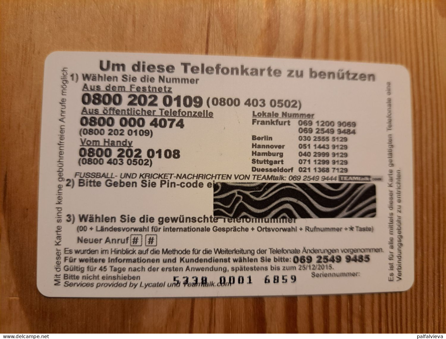 Prepaid Phonecard Germany, Leaf - Butterfly - Cellulari, Carte Prepagate E Ricariche