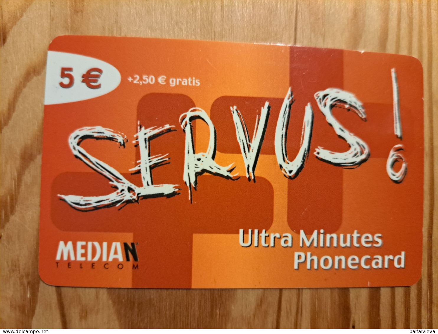 Prepaid Phonecard Germany, Median Telecom, Servus - GSM, Cartes Prepayées & Recharges