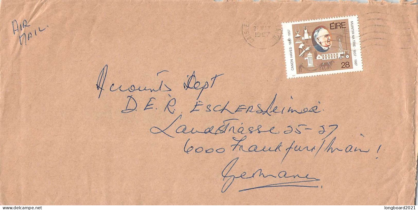 IRELAND - 7 Diff MAIL - GERMANY / 5019 - Briefe U. Dokumente