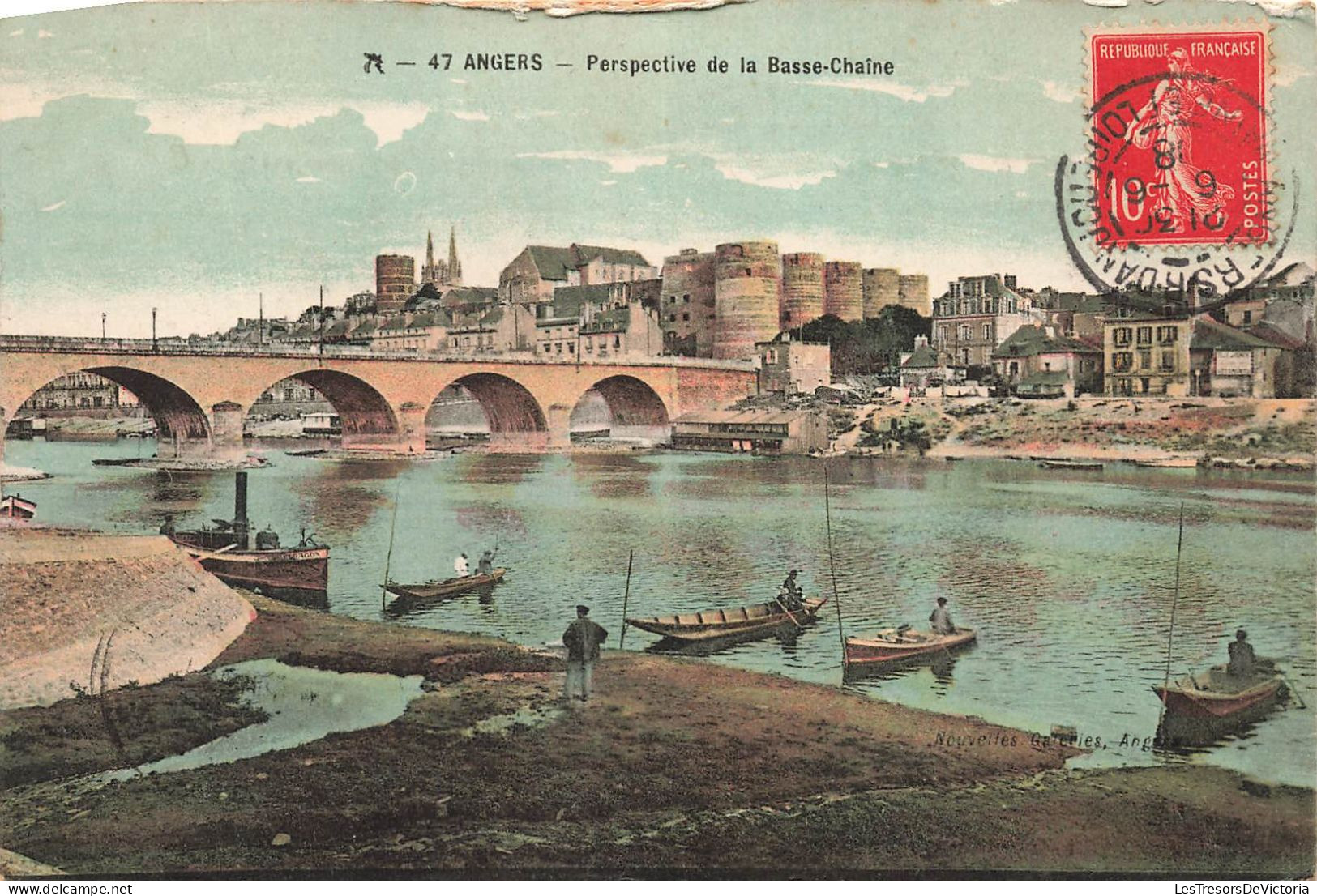 FRANCE - Angers - Perspective De La Basse-chaîne - Carte Postale Ancienne - Angers