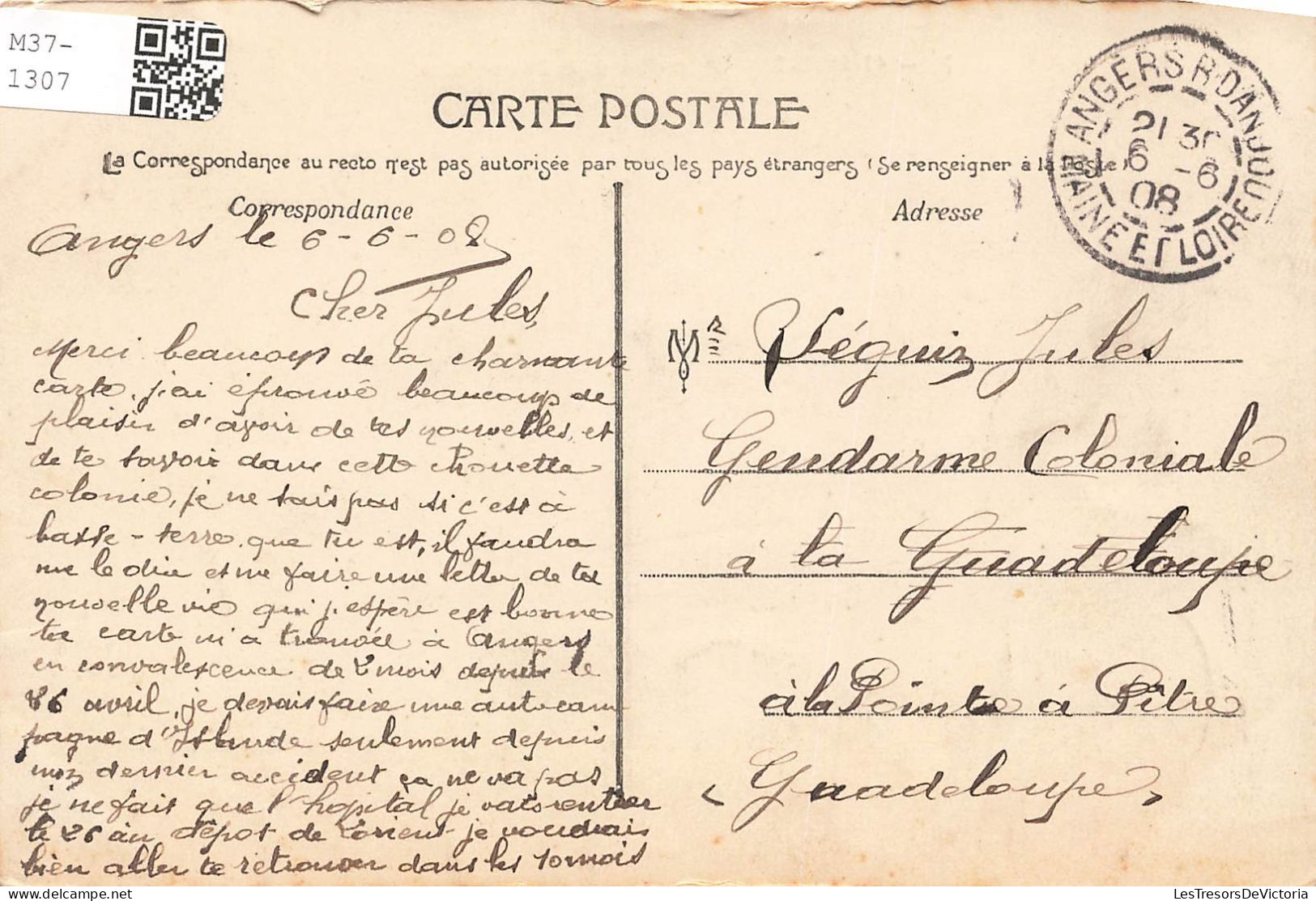 FRANCE - Angers - Perspective De La Basse-chaîne - Carte Postale Ancienne - Angers