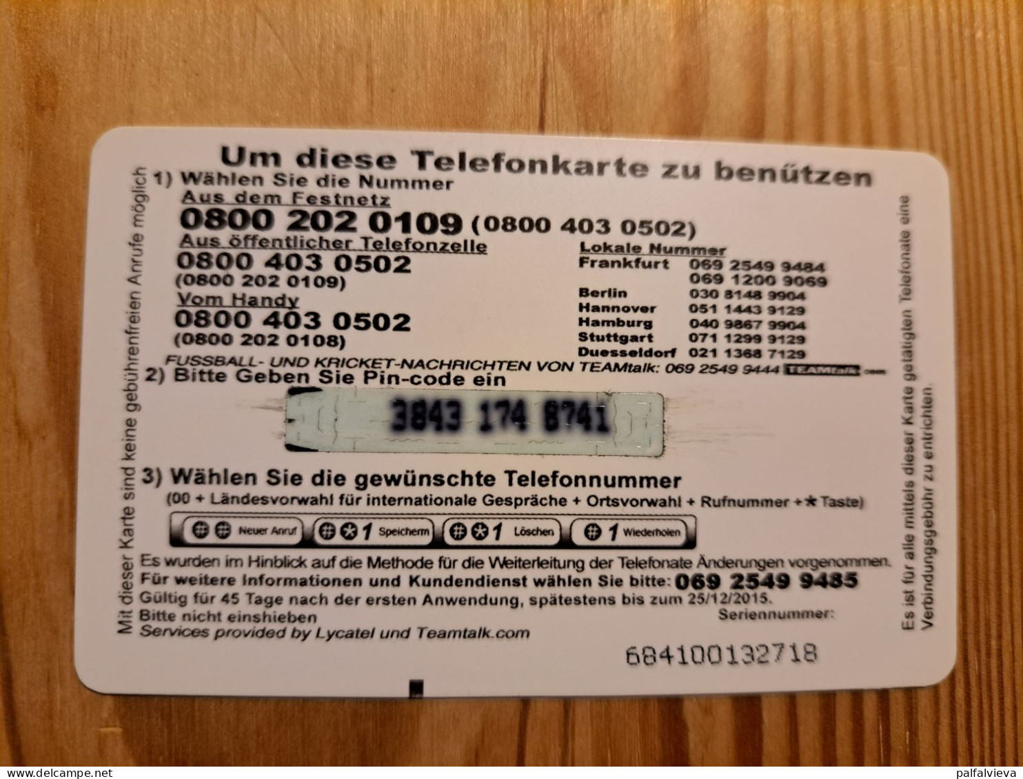 Prepaid Phonecard Germany, Viper, Snake - Cellulari, Carte Prepagate E Ricariche