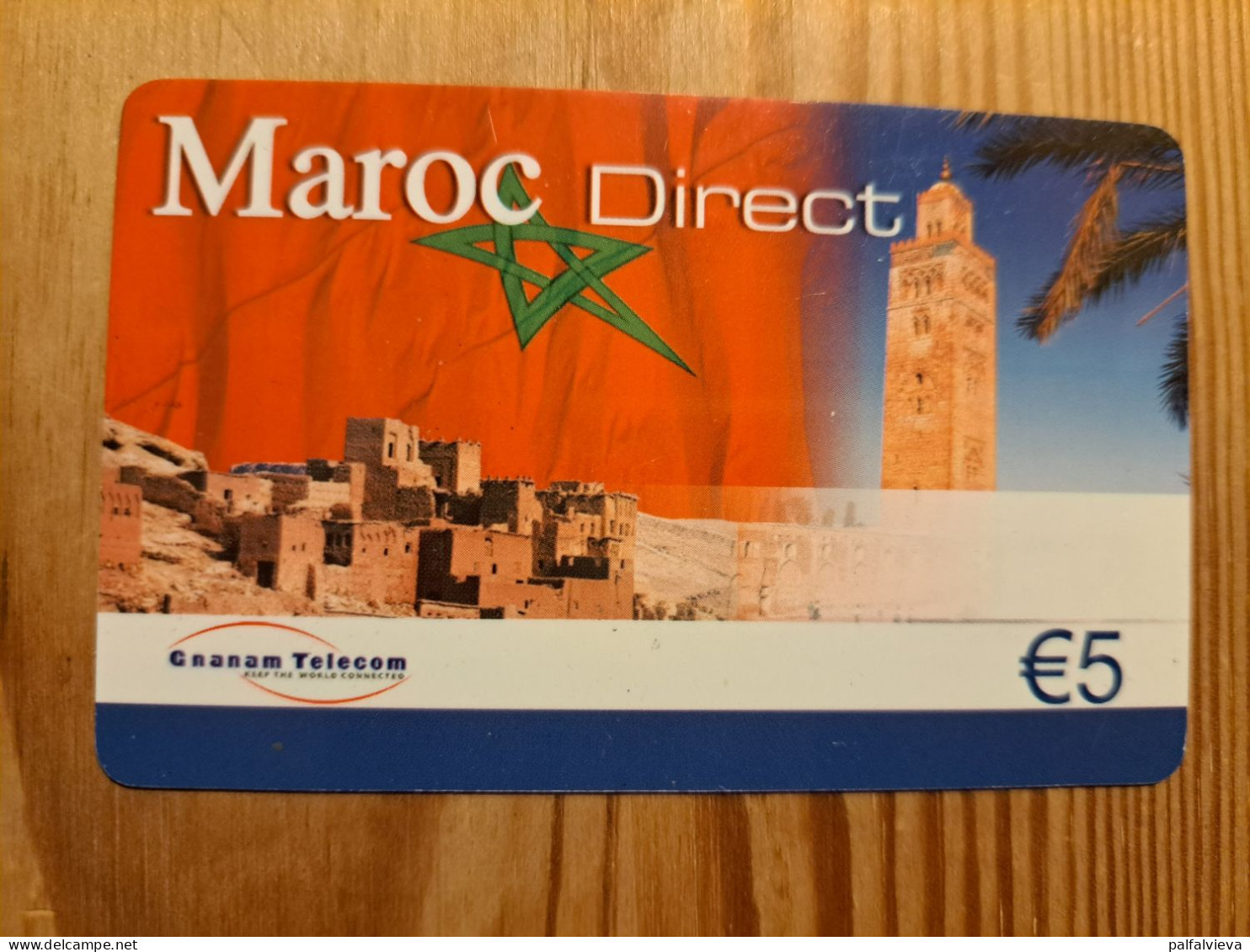 Prepaid Phonecard Germany, Gnanam Telecom, Maroc Direct - Flag - [2] Mobile Phones, Refills And Prepaid Cards
