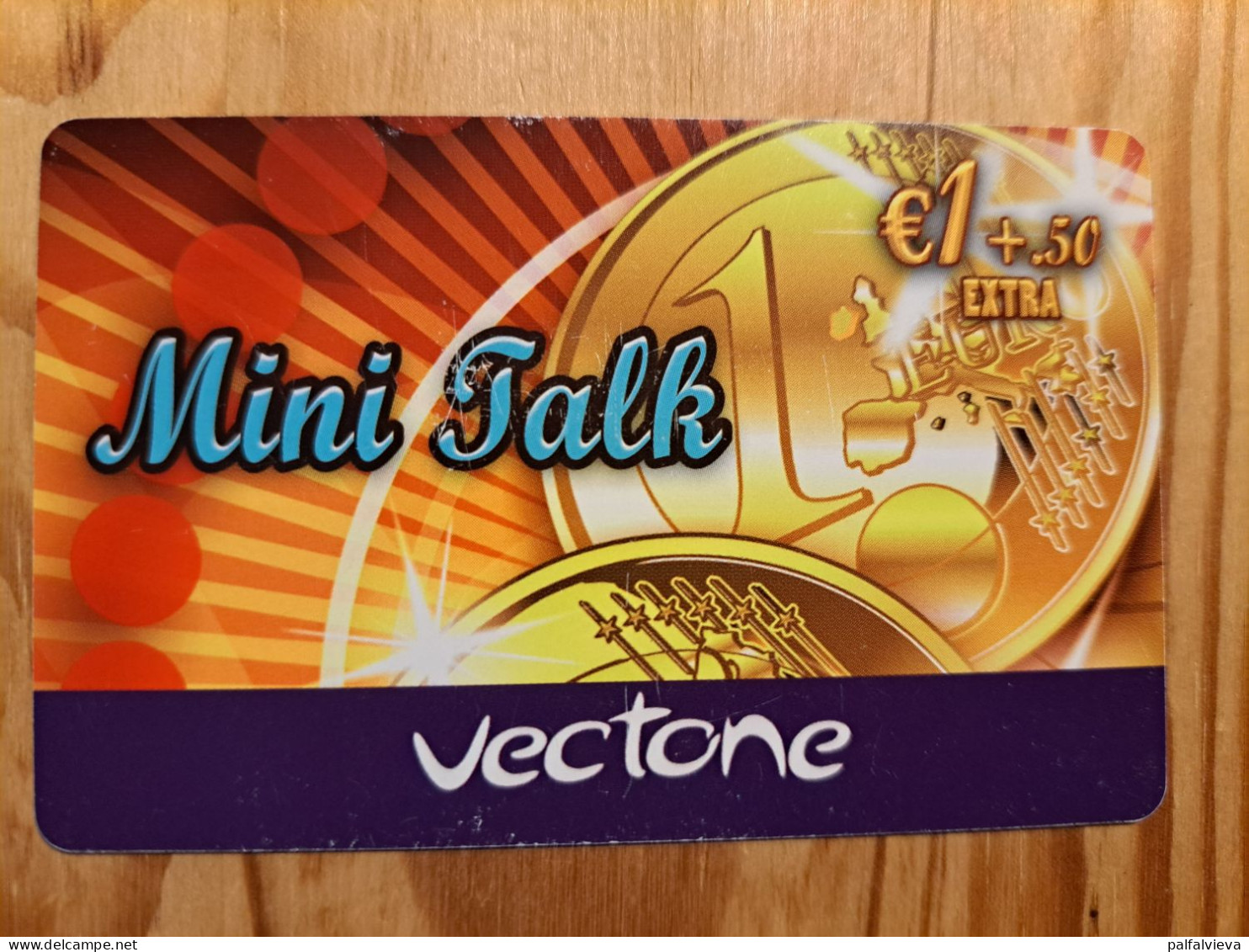 Prepaid Phonecard Germany, Vectone, Mini Talk - Money, Coin, Euro - GSM, Voorafbetaald & Herlaadbare Kaarten