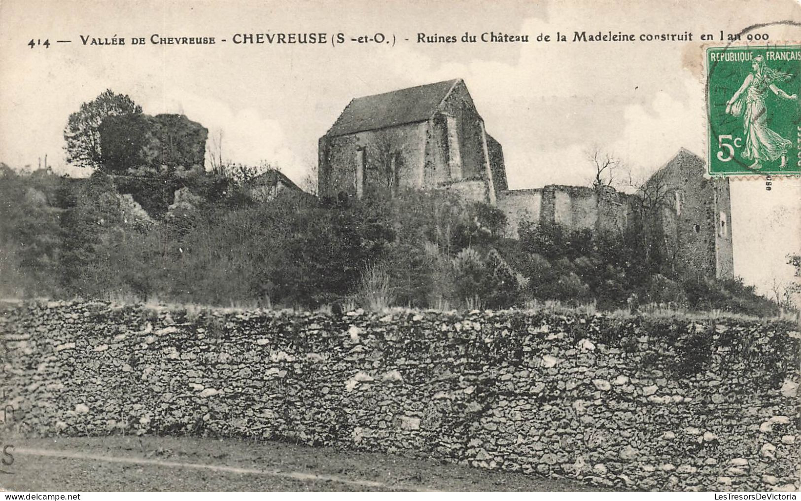 FRANCE - Chevreuse - Vue Sur Les Ruines De La Madeleine Construit Ne L'an 1900 - Carte Postale Ancienne - Chevreuse