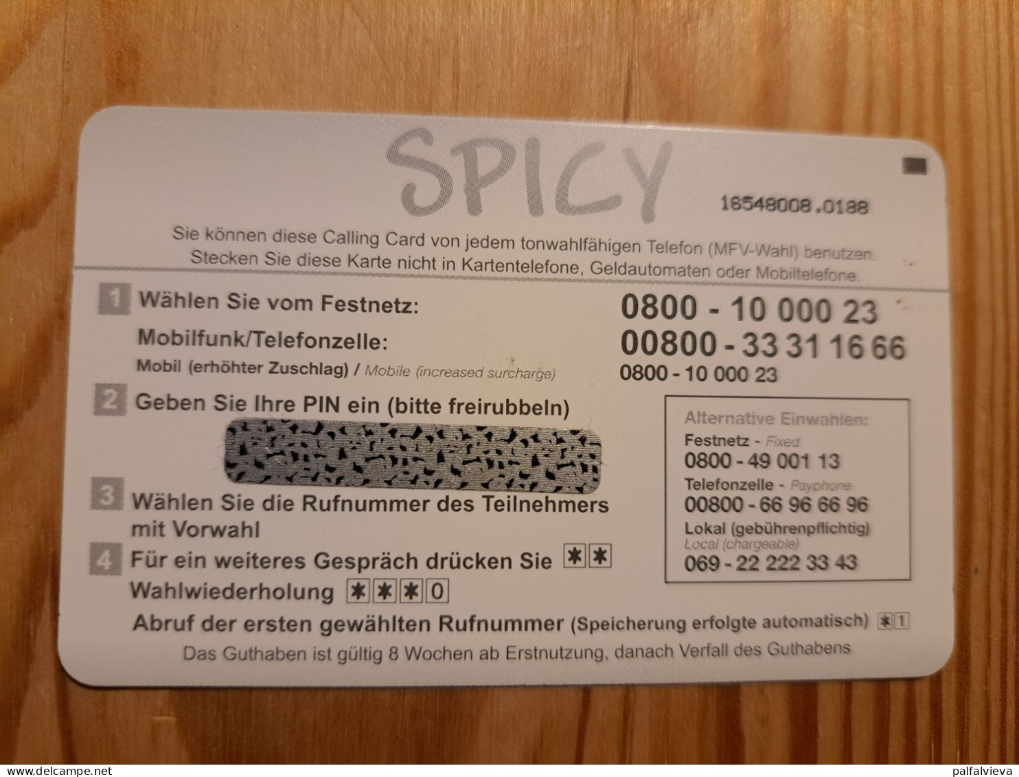 Prepaid Phonecard Germany, ATG. Spicy Handy - [2] Prepaid