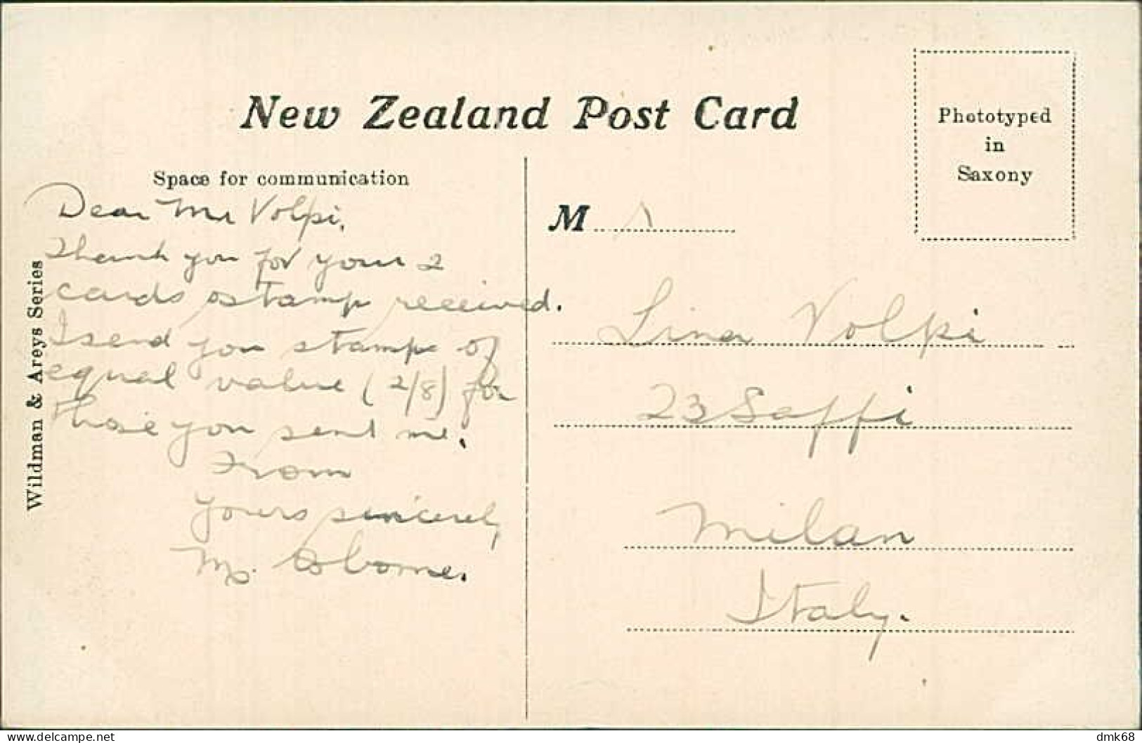 NEW ZEALAND - MAORI CHILDREN BATHING - WILDMAN & AREYS SERIES - MAILED 1924 / STAMP  (17450) - Nouvelle-Zélande