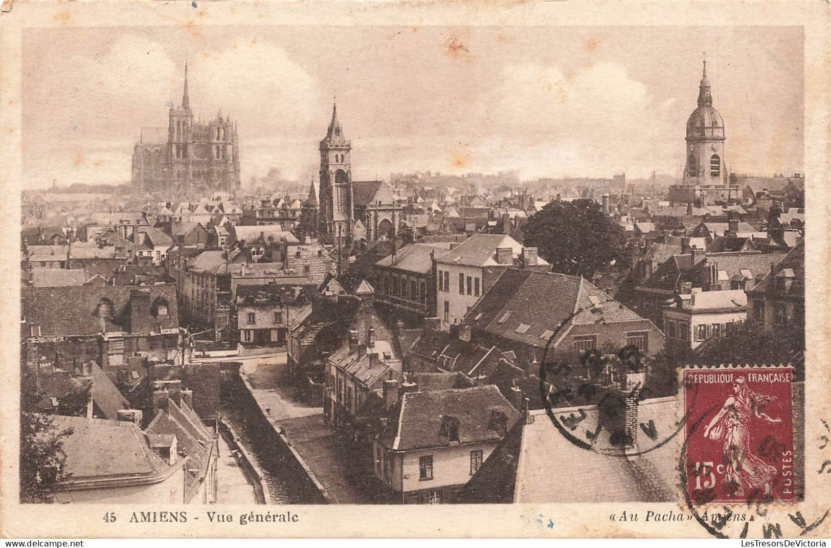 FRANCE - Amiens - Vue Générale - Eglises - Carte Postale Ancienne - Amiens