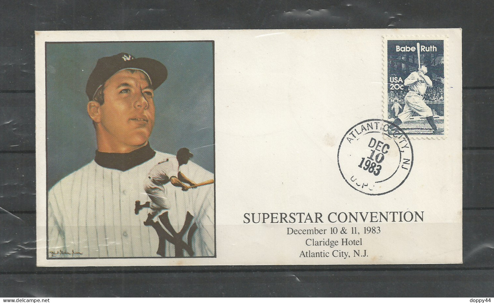 USA FDC SUPERSTAR CONVENTION ATLANTIC CITY 10/12/1983 - Base-Ball