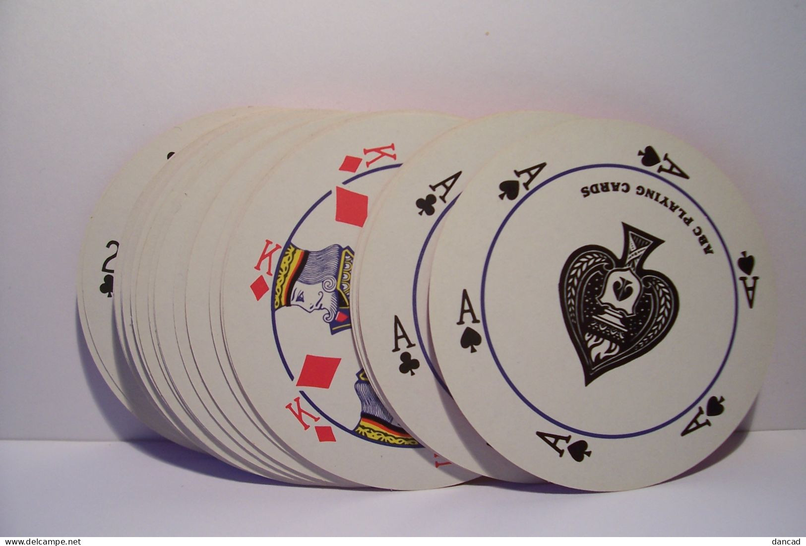 JEU DE 54 CARTES  - ROUND  PLAYING  CARDS     - ( Rondes ) - 54 Cartas