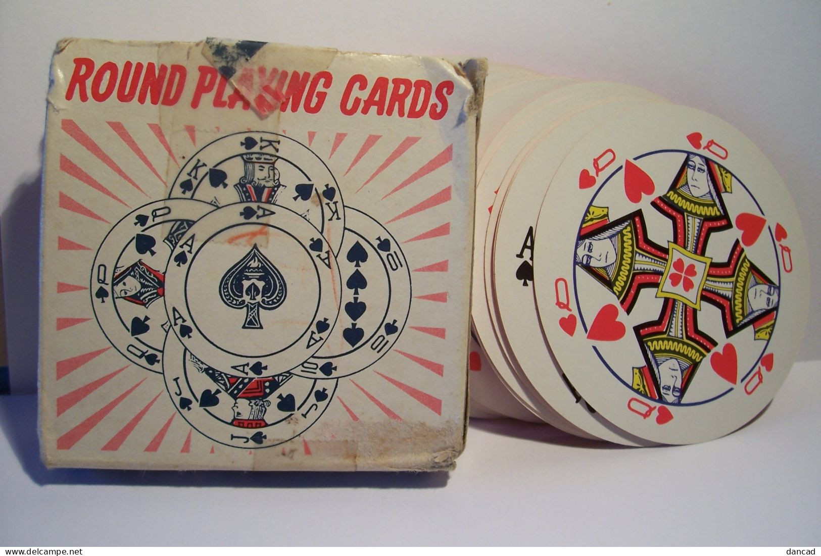 JEU DE 54 CARTES  - ROUND  PLAYING  CARDS     - ( Rondes ) - 54 Karten