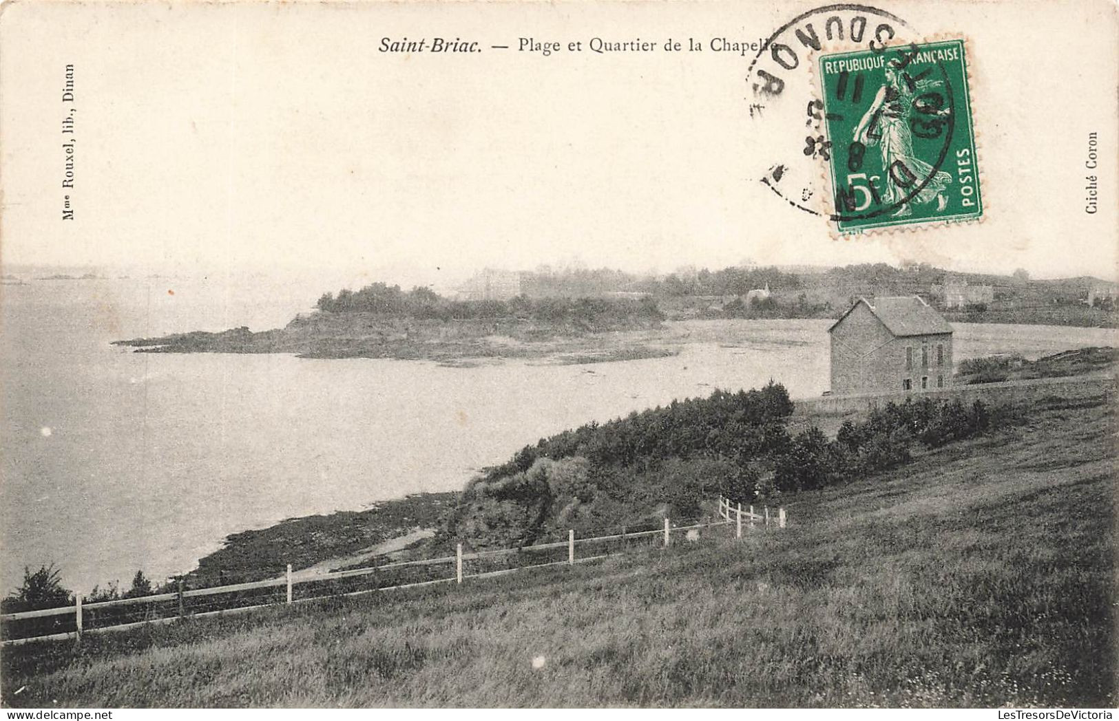 FRANCE - Saint Briac - Vue Sur La Plage Et Quartier De La Chapelle - Carte Postale Ancienne - Saint-Briac