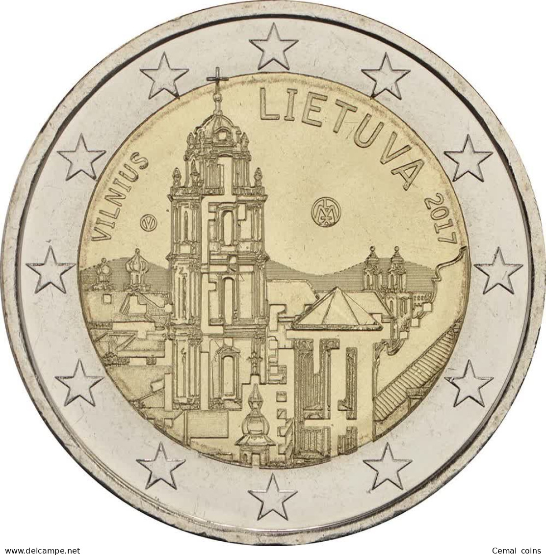 2 Euro 2017 Lithuania Coin - Vilnius – Capital Of Culture And Art. - Lituanie