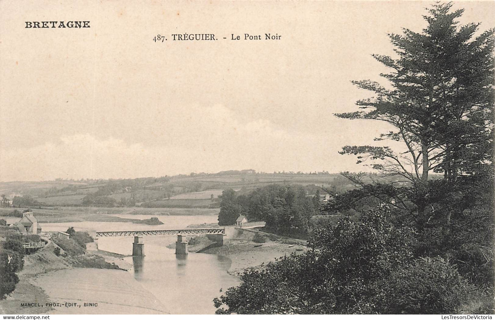 FRANCE - Tréguier - Vue Sue Le Pont Noir  - Carte Postale Ancienne - Tréguier