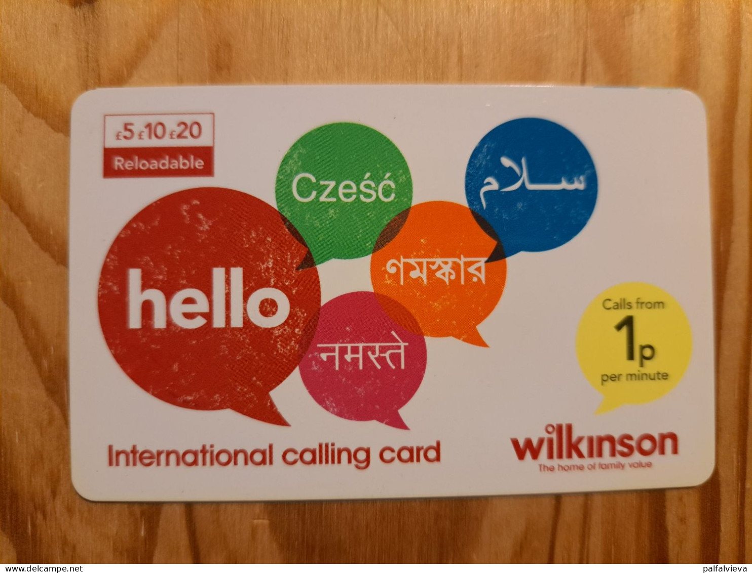 Prepaid Phonecard United Kingdom, IDT, Wilkinson - Bedrijven Uitgaven