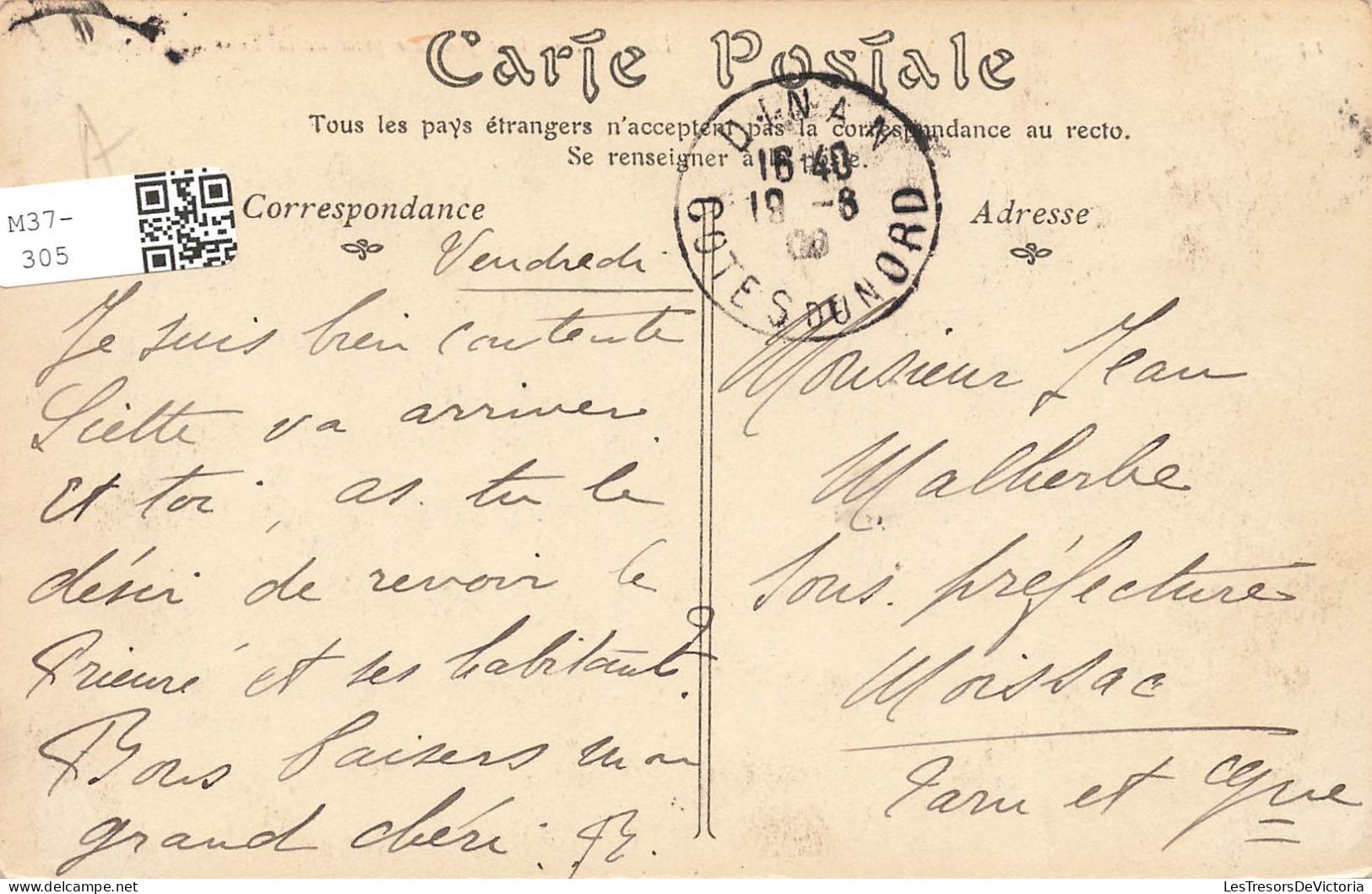 FRANCE - Dinan - Vue Générale Prise De La Tour De L'Horloge - Carte Postale Ancienne - Dinan