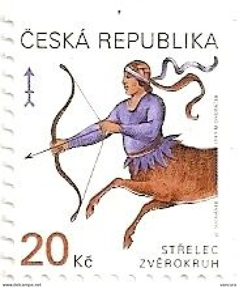 ** 228 Czech Republic Sagitarius Zodiac 1999 - Mitologia