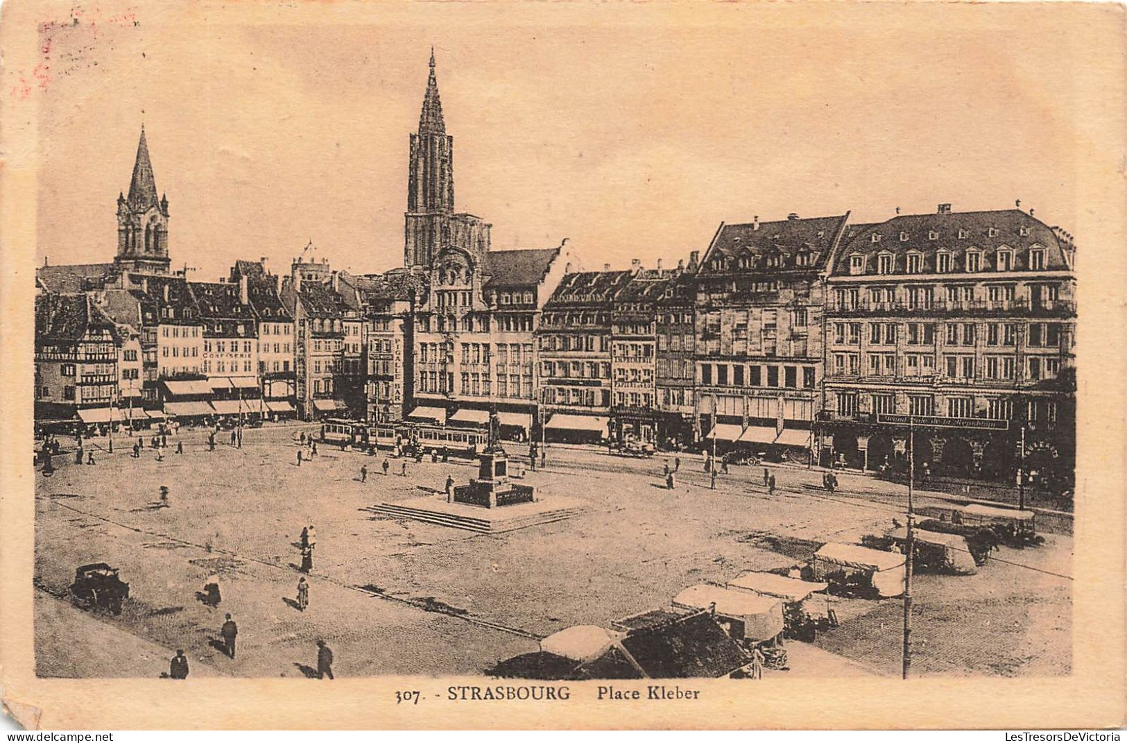 FRANCE - Strasbourg - Place Kleber - Carte Postale Ancienne - Strasbourg