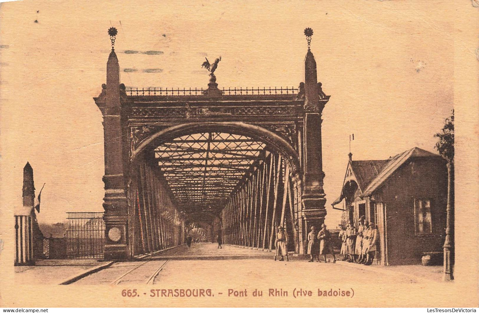 FRANCE - Strasbourg - Pont Du Rhin - Rive Badoise - Carte Postale Ancienne - Strasbourg