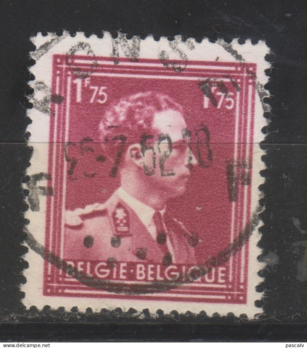 COB 832 Oblitération Centrale RONSE - 1936-1957 Col Ouvert