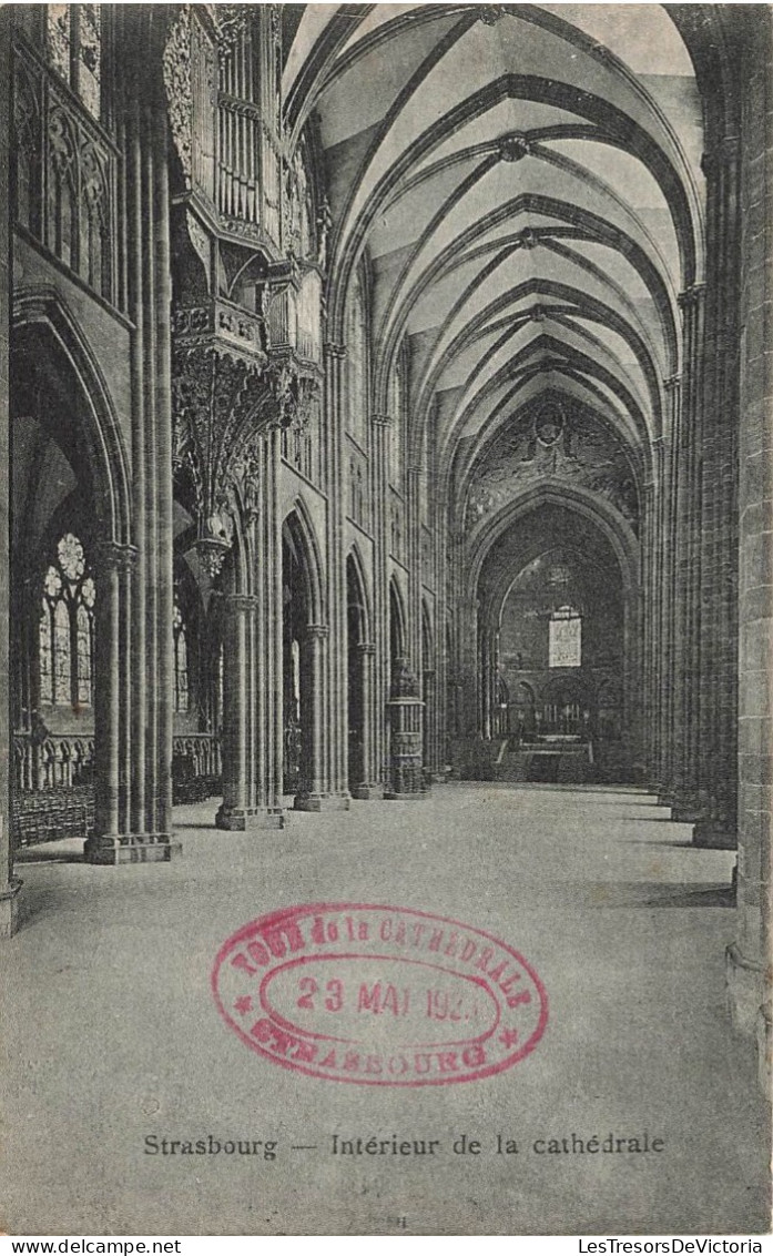 FRANCE - Strasbourg - Intérieur De La Cathédrale - Carte Postale Ancienne - Strasbourg