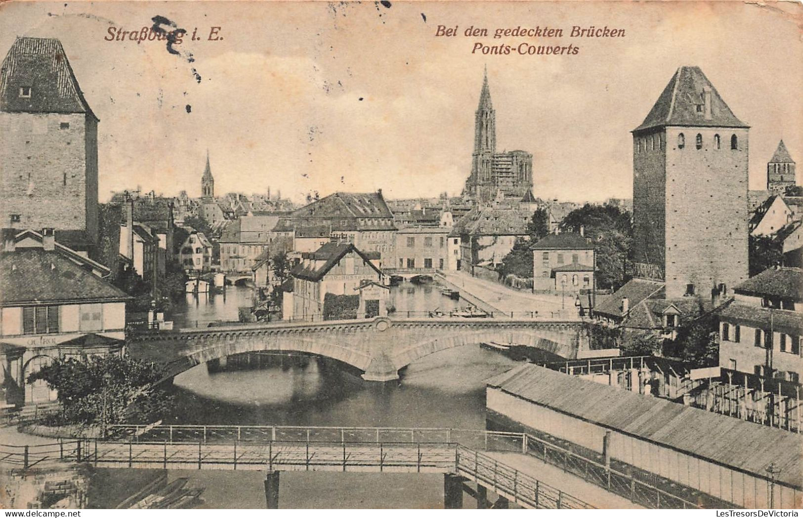 FRANCE - Strasbourg - Ponts-couverts - Carte Postale Ancienne - Strasbourg