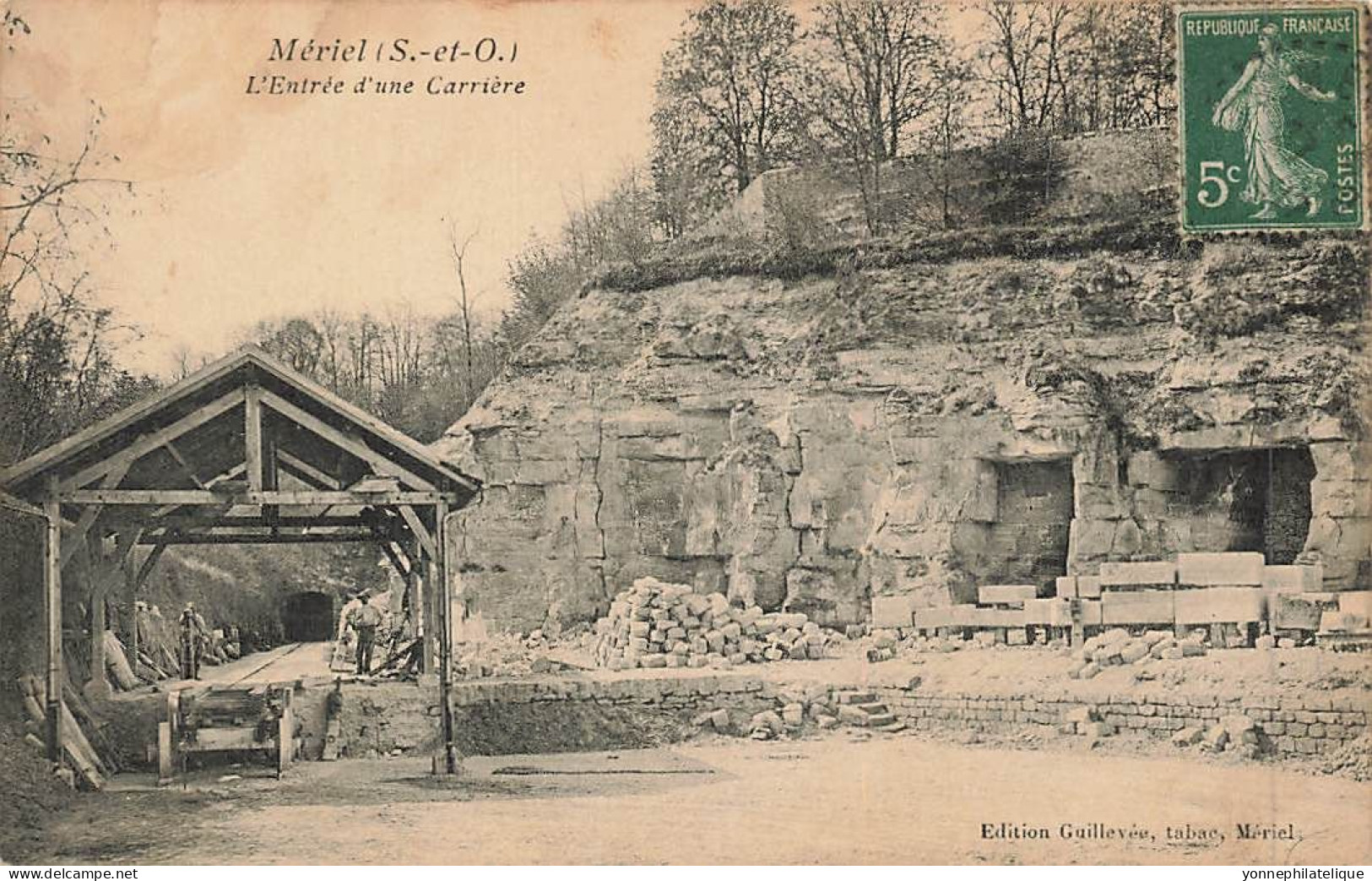 95 - VAL D'OISE - MÉREIL - L'entrée D'une Carrière - 10884 - Meriel