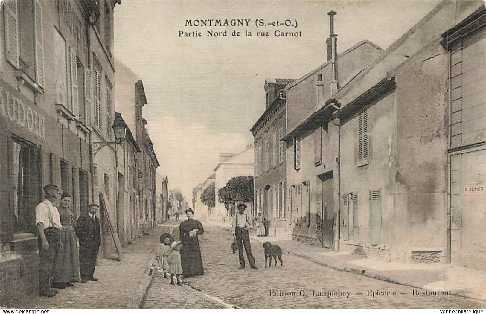 95 - VAL D'OISE - MONTMAGNY - Partie Nord De La Rue Carnot - 10885 - Montmagny