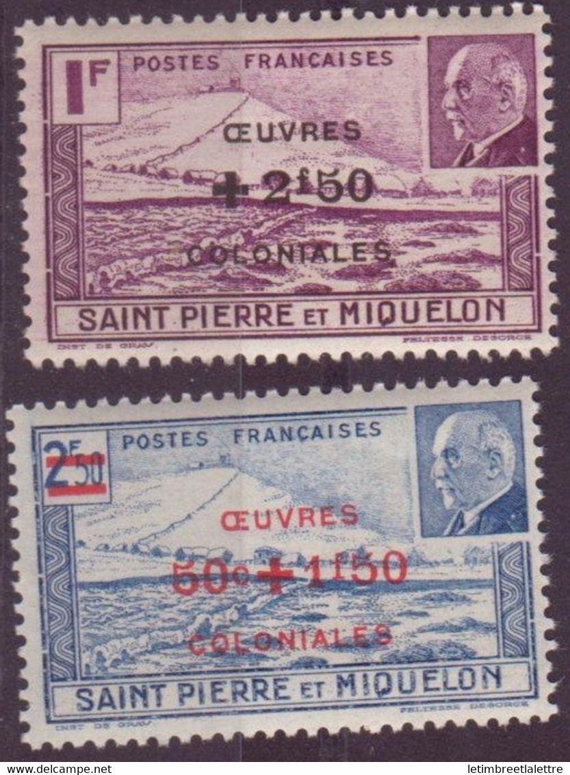 Saint Pierre Et Miquelon - YT N° 312 Et 313 ** Avec Le N° 314 ** - Neuf Sans Charnière - Ongebruikt