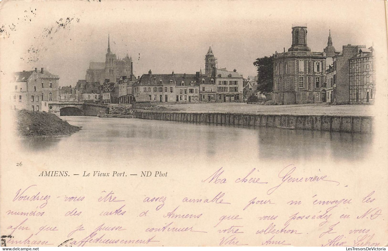 FRANCE - Amiens - Vue Générale Le Vieux Port - ND Phot - Carte Postale Ancienne - Amiens