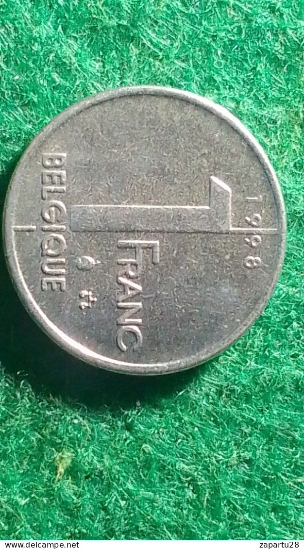 BELÇİKA - 1998-   1 FRANK - 25 Cents