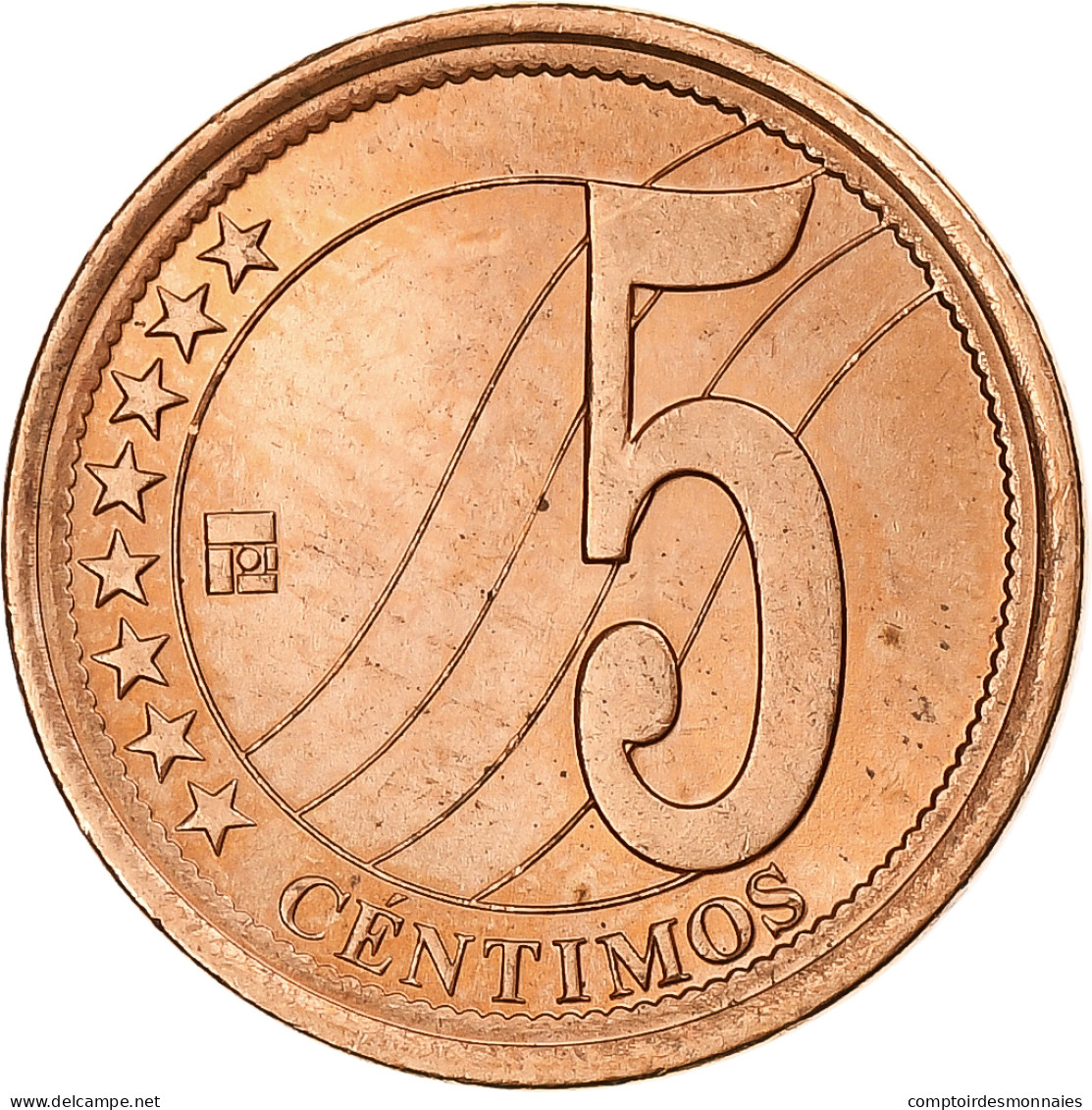 Venezuela, 5 Centimos, 2007, Maracay, Cuivre Plaqué Acier, SPL, KM:88 - Venezuela