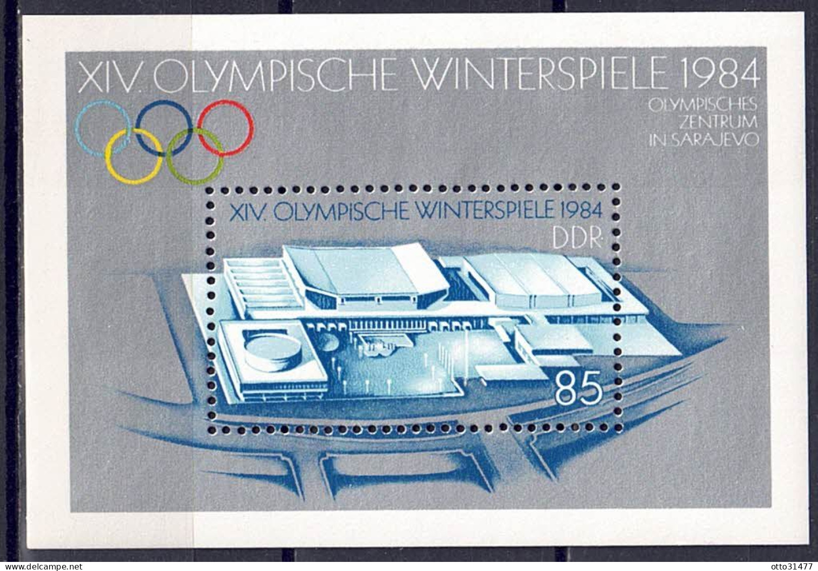 DDR 1983 - Olymp. Winterspiele, Block 74, Postfrisch ** / MNH - 1981-1990