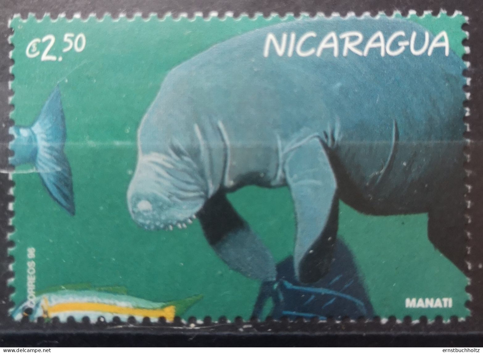 Nicaragua 1996 Wildtiere Mi 3800/17** Nur Der1v Säuger Manati Im Angebot - Nicaragua