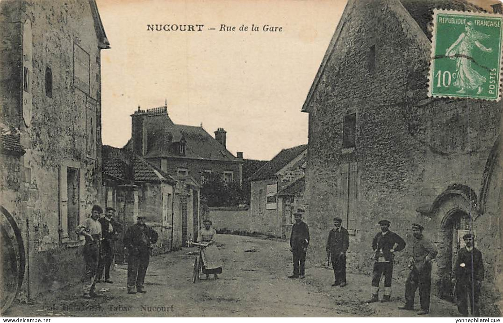 95 - VAL D'OISE - NUCOURT - Rue De La Gare - Animation De Rue - 10893 - Nucourt