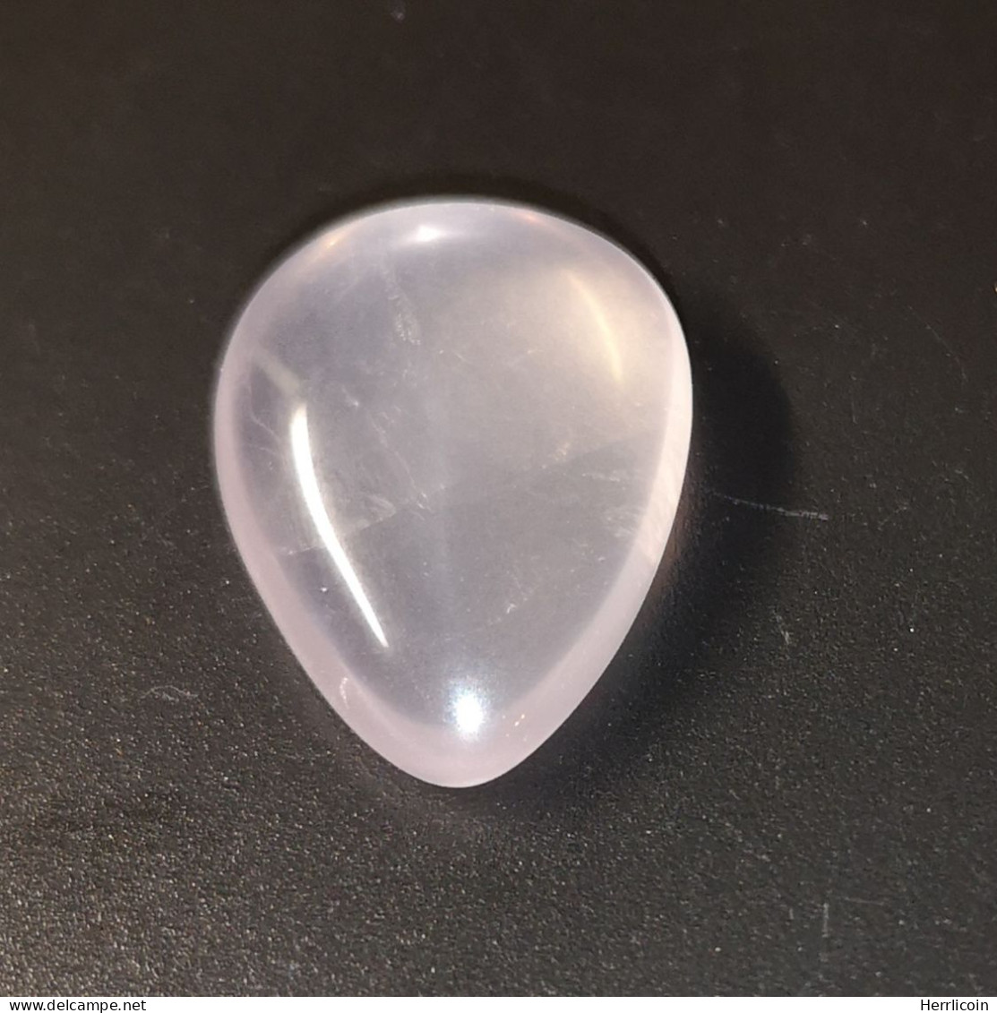 Quartz Rose Naturel Du Brésil - Cabochon 8.77 Carats - 17.6 X 13.0 X 5.3 Mm - Quartz Rose