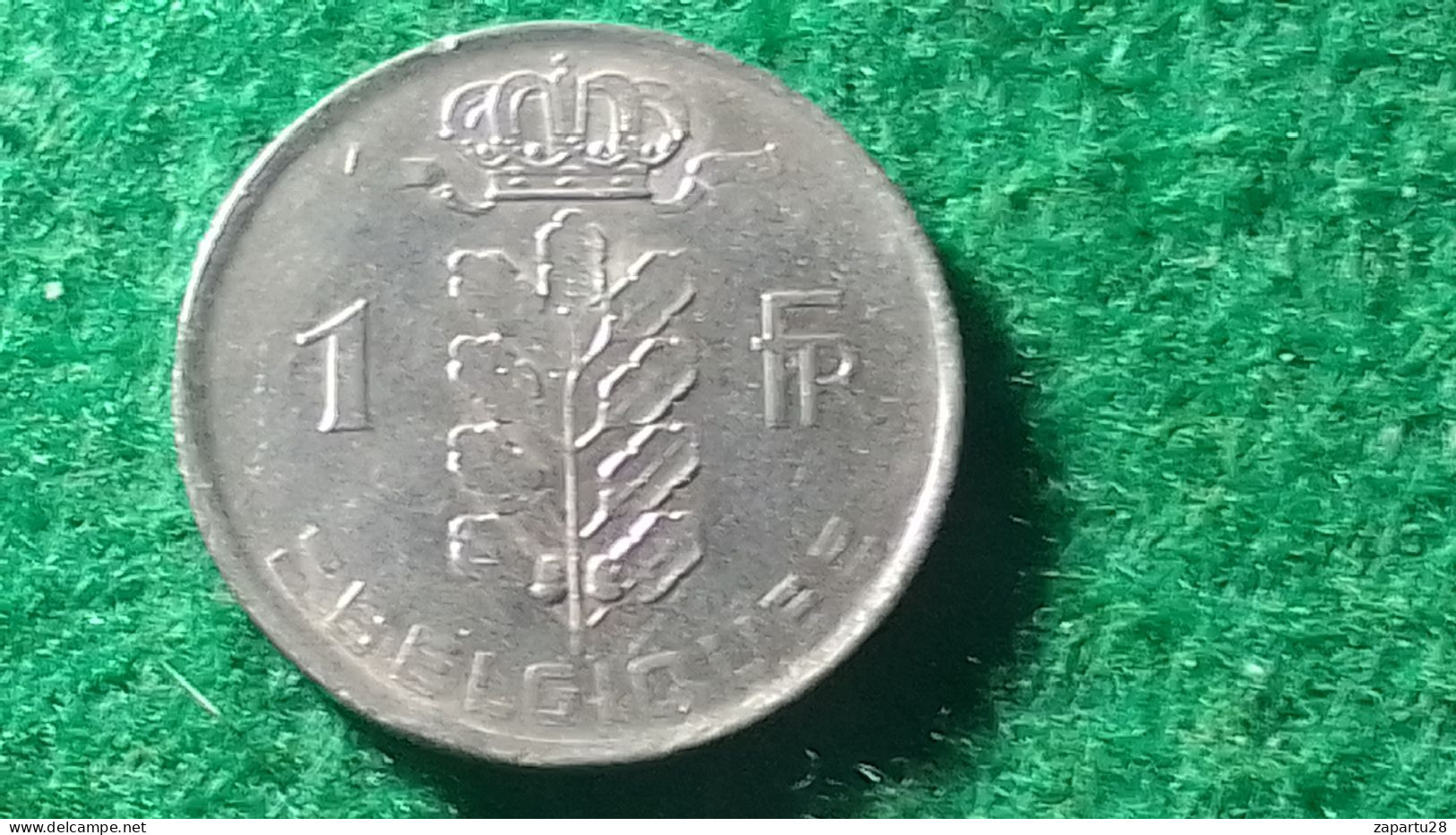 BELÇİKA - 1951-   1 FRANK - 25 Cent