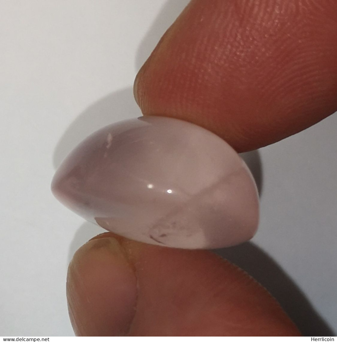 Quartz Rose Naturel Du Brésil - Cabochon 35.72 Carats - 22.5 X 18.8 X 11.9 Mm - Rosa Quarz