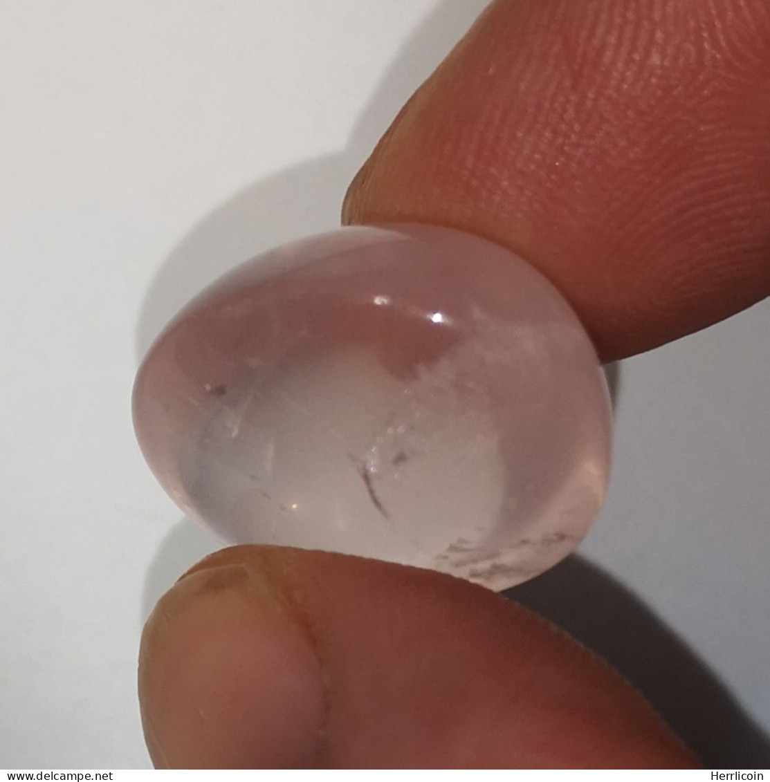 Quartz Rose Naturel Du Brésil - Cabochon 35.72 Carats - 22.5 X 18.8 X 11.9 Mm - Roze Kwarts